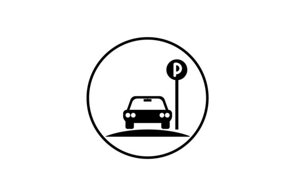 580x386 Parking Icon Vector Graphic