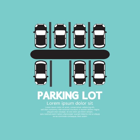 450x450 Top View Of Parking Lot Vector Illustration Royalty Free Vector