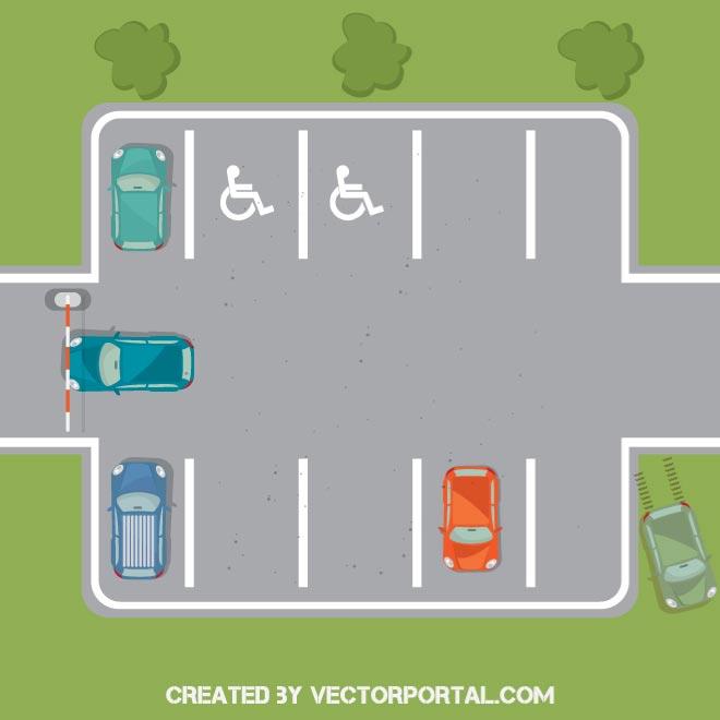 Parking Lot Vector at Vectorified.com | Collection of Parking Lot ...