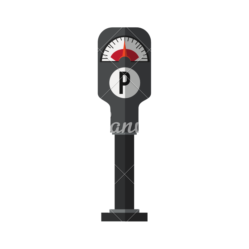 800x800 Parking Meter Vector