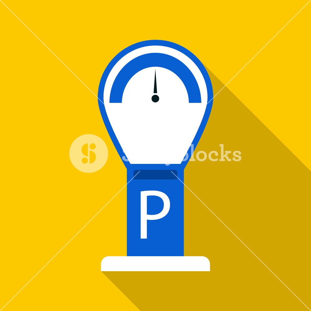 1000x1000 Parking Meter Icon Flat Illustration Of Parking Meter Vector Icon