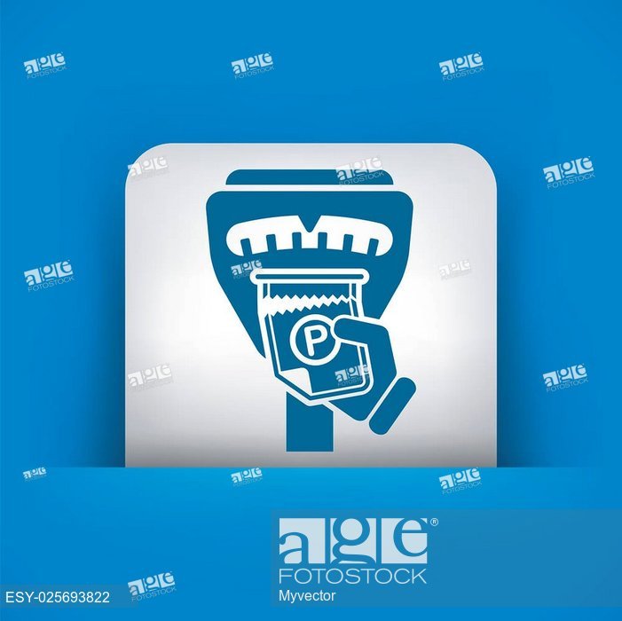 701x700 Parking Meter Ticket, Stock Vector, Vector And Low Budget Royalty
