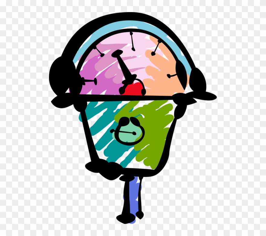 880x780 Vector Illustration Of Parking Meter Used To Collect Clipart