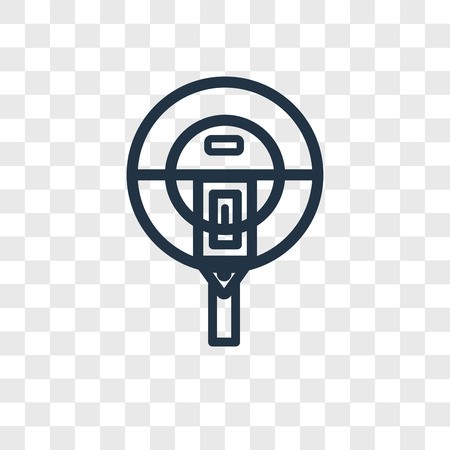 450x450 Parking Meter Vector Icon Isolated On Transparent Background