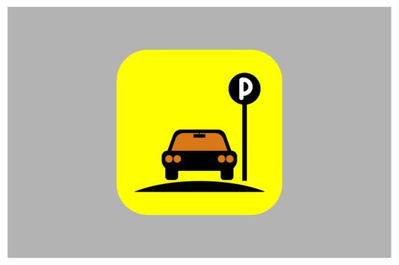 580x386 Parking Symbol Icon Vector Graphic