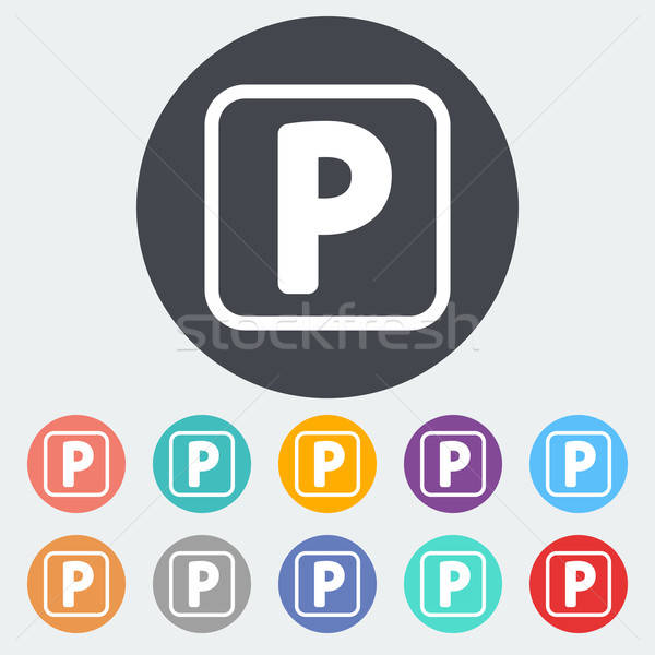 600x600 Parking Symbol Vector Illustration Oleksii Afanasiev