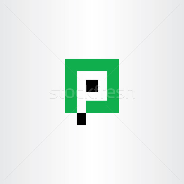 600x600 Letter P Vector Icon Parking Logo Symbol Vector Illustration