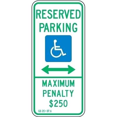 400x400 Handicap Sign Photo Gallery North State Signs Parking Stencil Free