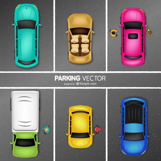 626x626 Car Parking Vector Vector Free Download
