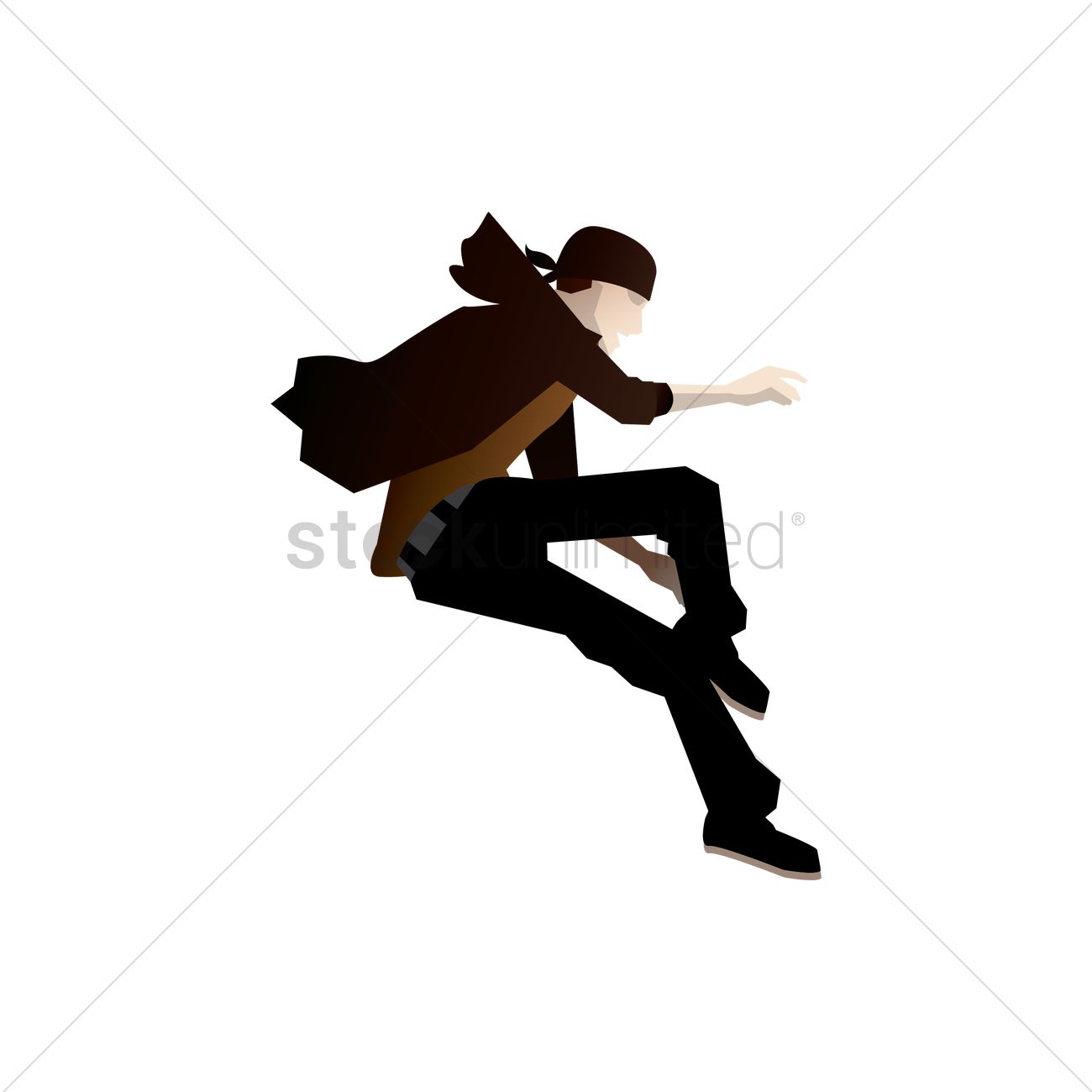Parkour Vector Image 1300x1300 Parkour Vector Image