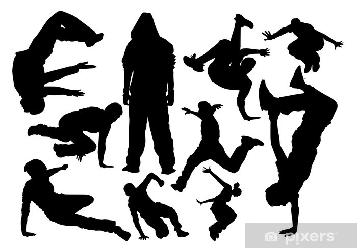 Parkour Vector Wall Mural 700x487 Parkour Vector Wall Mural
