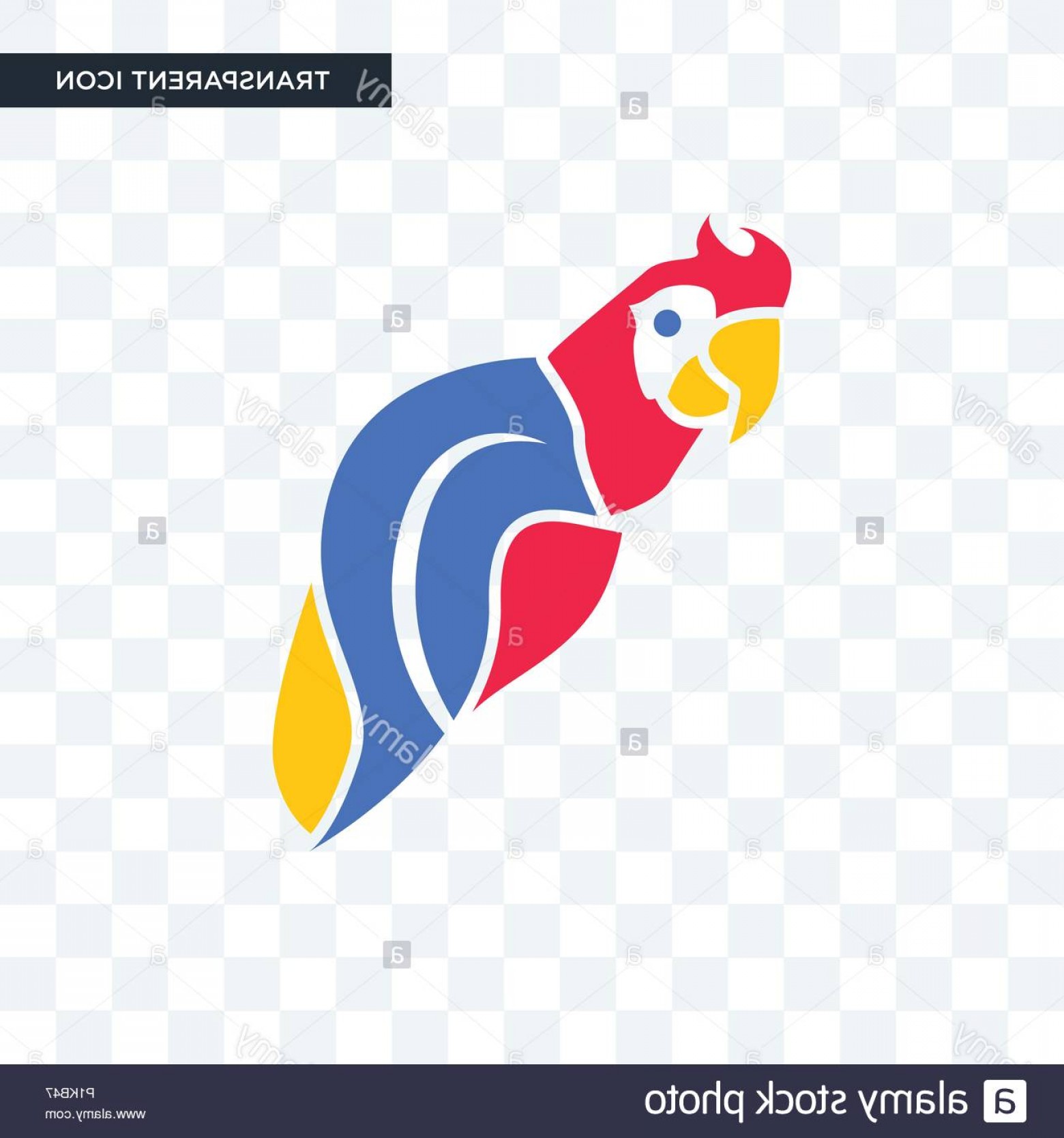 1560x1668 Parrot Vector Icon Isolated On Transparent Background Parrot Logo
