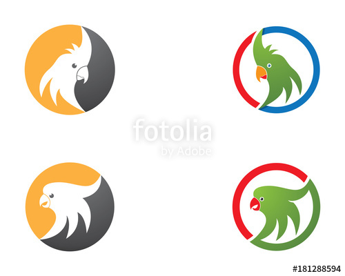 500x400 Parrot Logo Vector Illustration Stock Image And Royalty Free