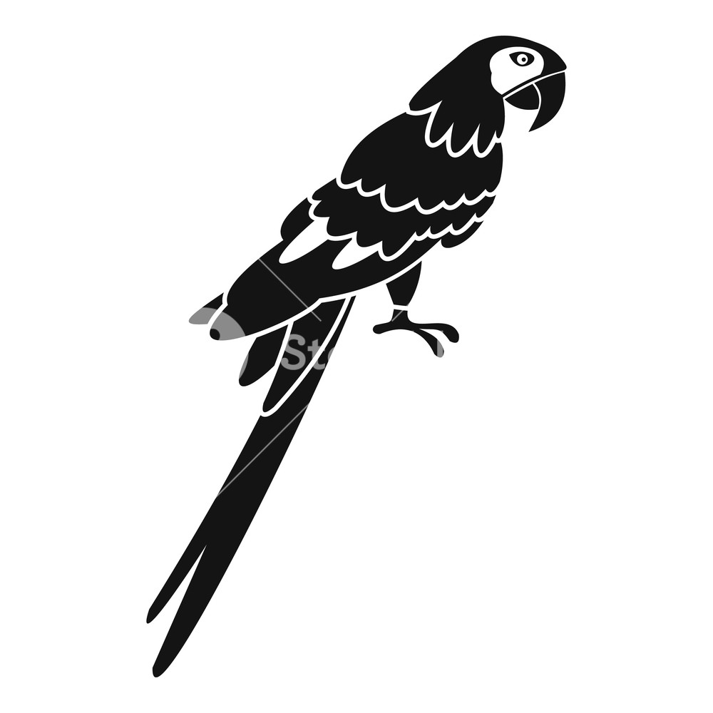 1000x1000 Brazilian Parrot Icon Simple Illustration Of Brazilian Parrot