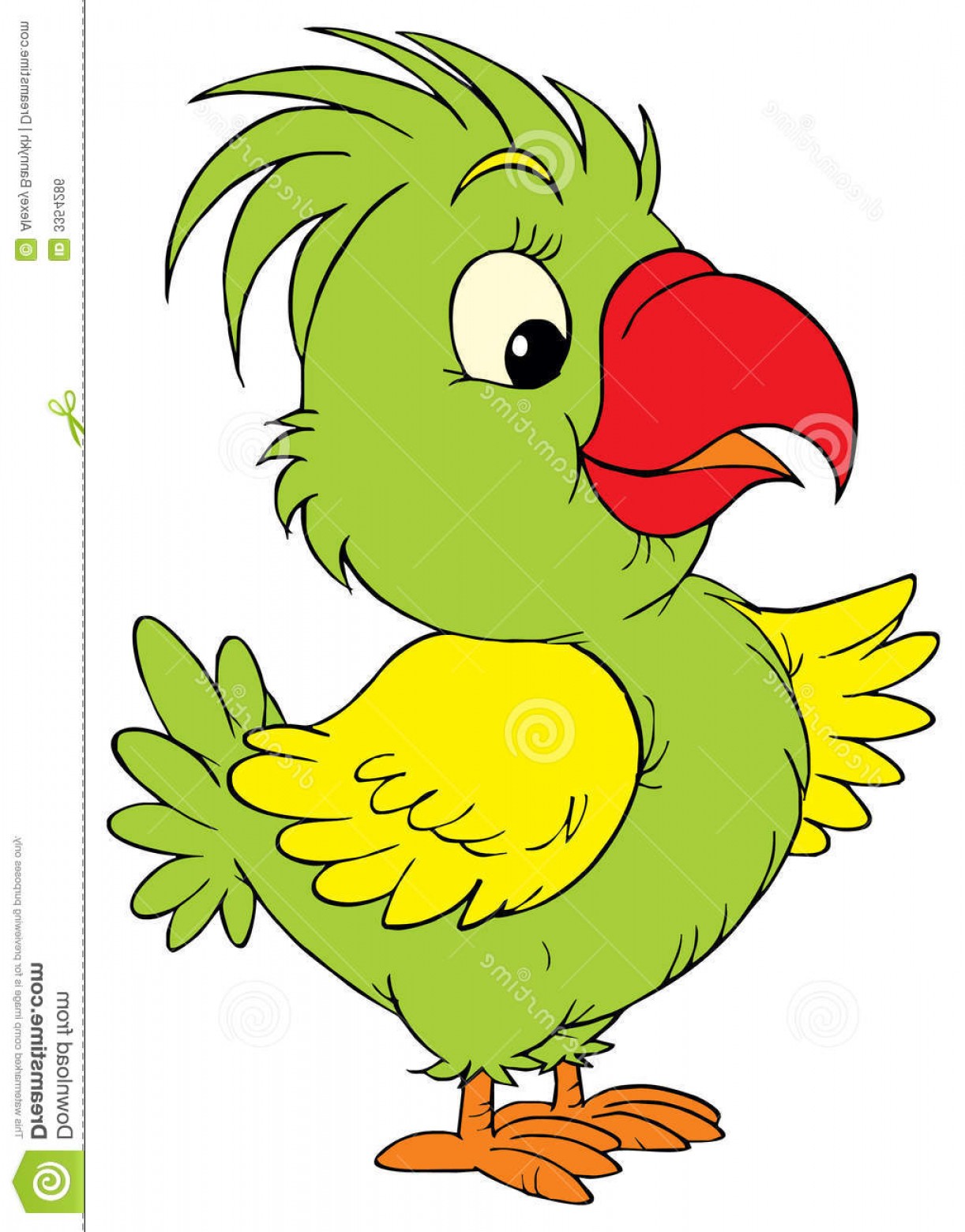 1222x1560 Royalty Free Stock Image Parrot Vector Clip Art Image Soidergi