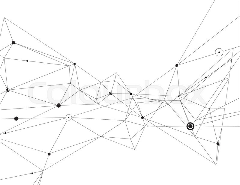 800x617 Abstract Particles Connection On The Stock Vector Colourbox