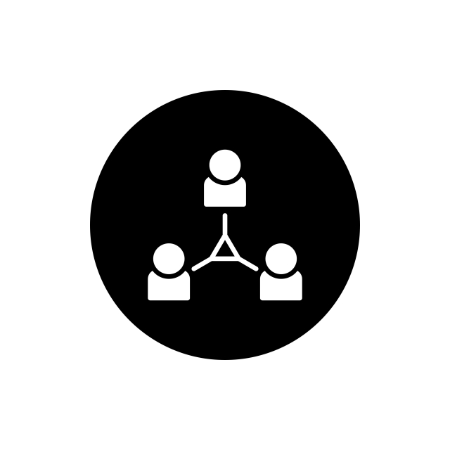 640x640 Partnership Icon Vector Illustration In Glyph Style For Any