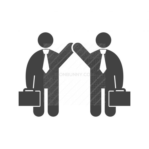 600x600 Successful Partnership Glyph Icon