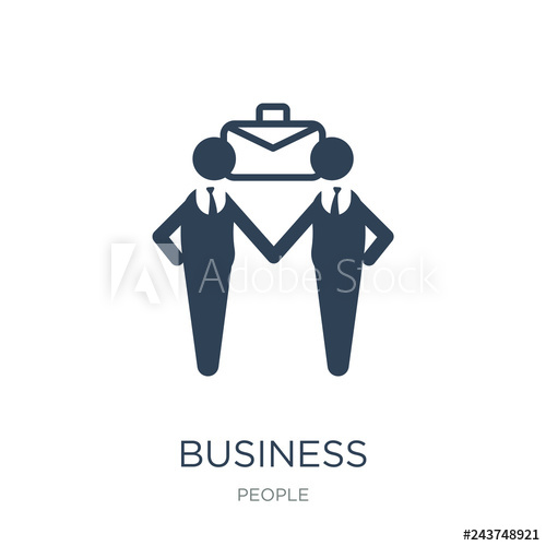 500x500 Business Partnership Icon Vector On White Background, Business P