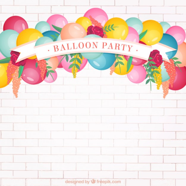 626x626 Balloon Party Background Free Vectors Ui Download