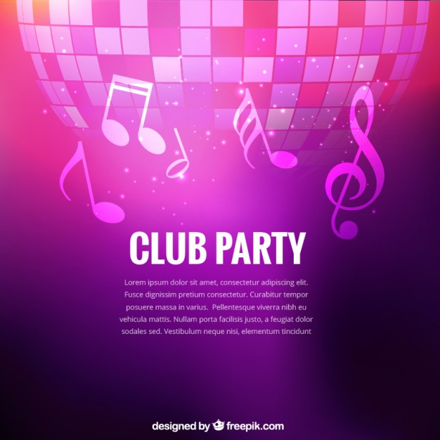 626x626 Club Party Background Vector Free Download
