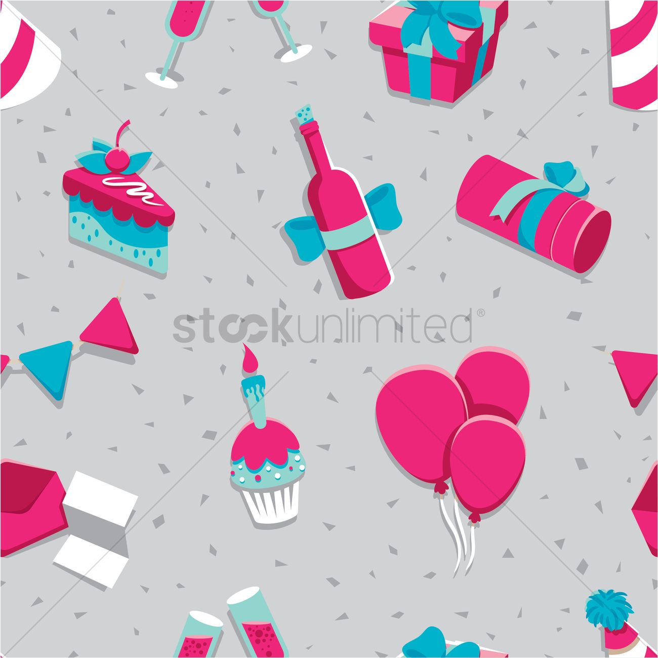 1300x1300 Party Background Vector Image