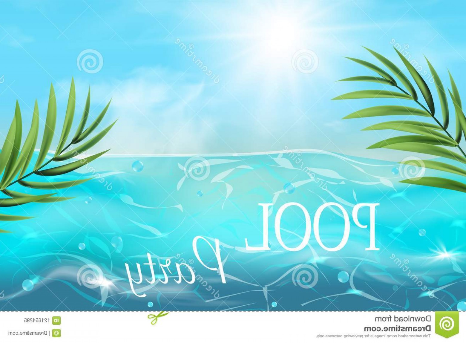1560x1148 Pool Party Background Vector Catchsplace