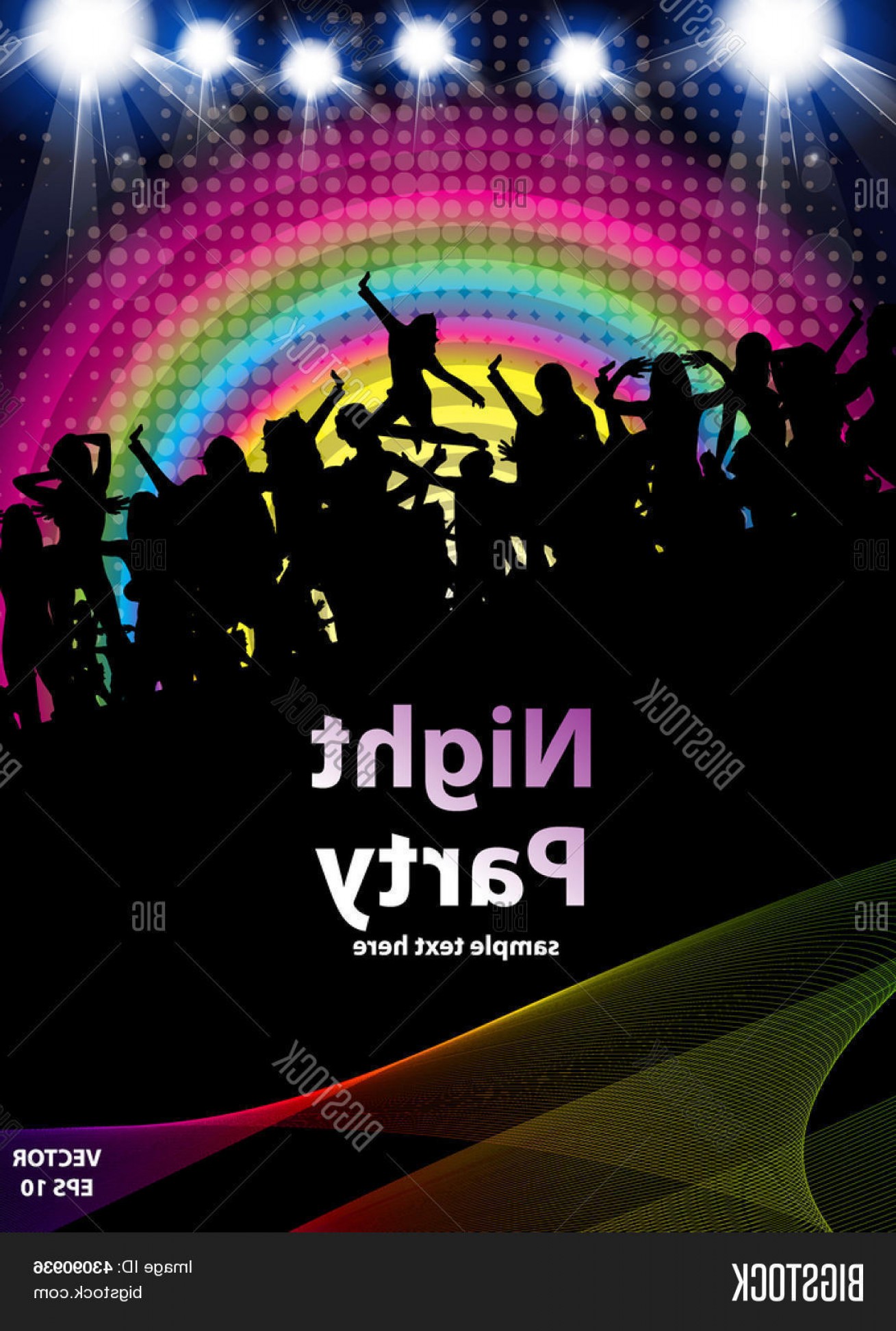 1309x1944 Disco Party Vector Hoodamathrun