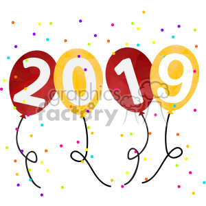 Party Balloons Vector
