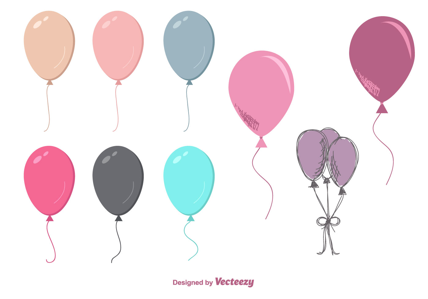 1400x980 Balloon Free Vector Art