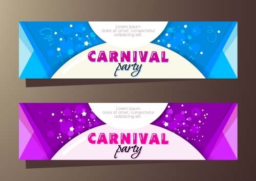 500x354 Banner Carnival Design Free Vector Download