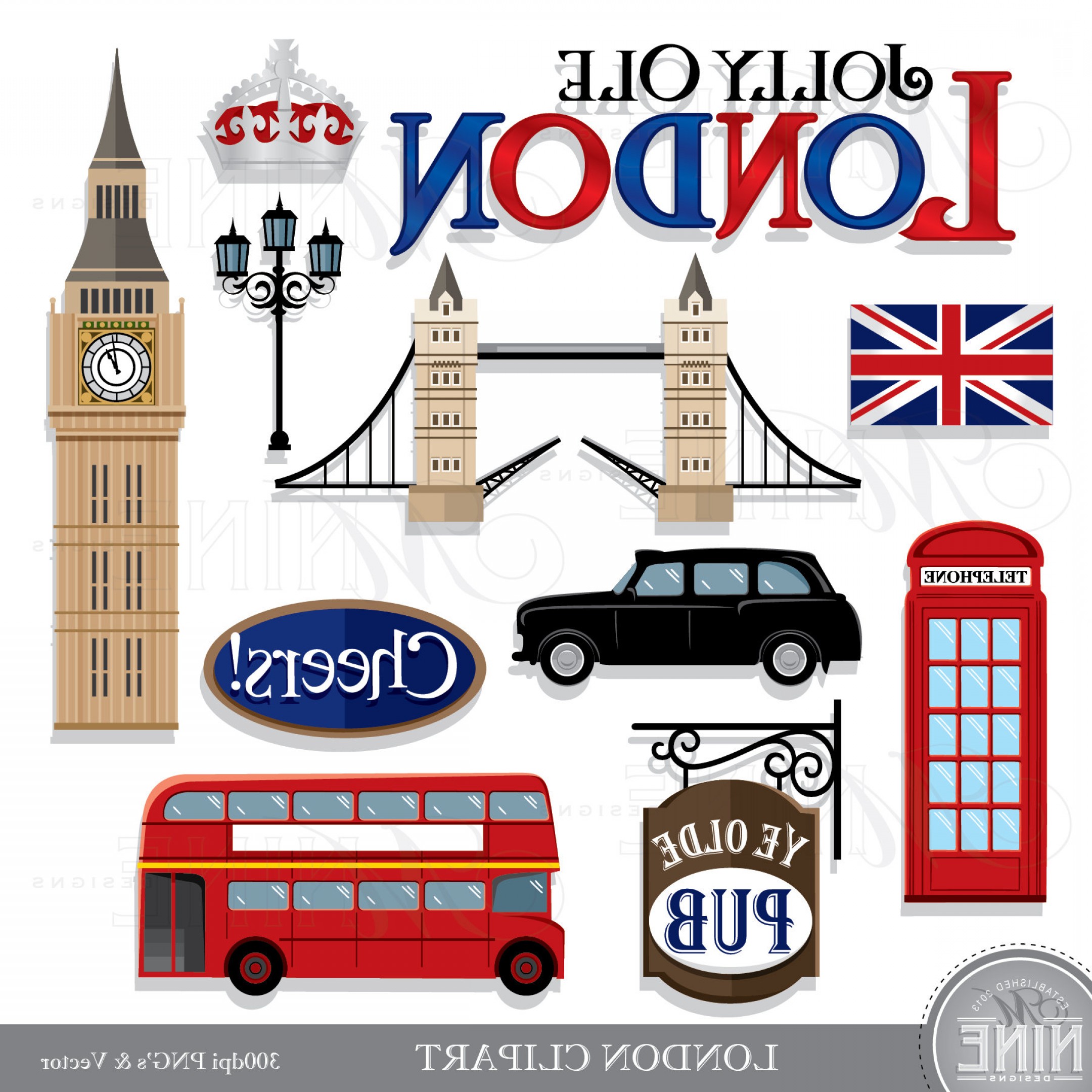 2160x2160 London Clip Art London Theme Clipart Soidergi