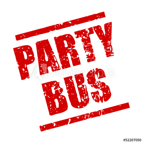 500x500 Stempel Eckig Party Bus I