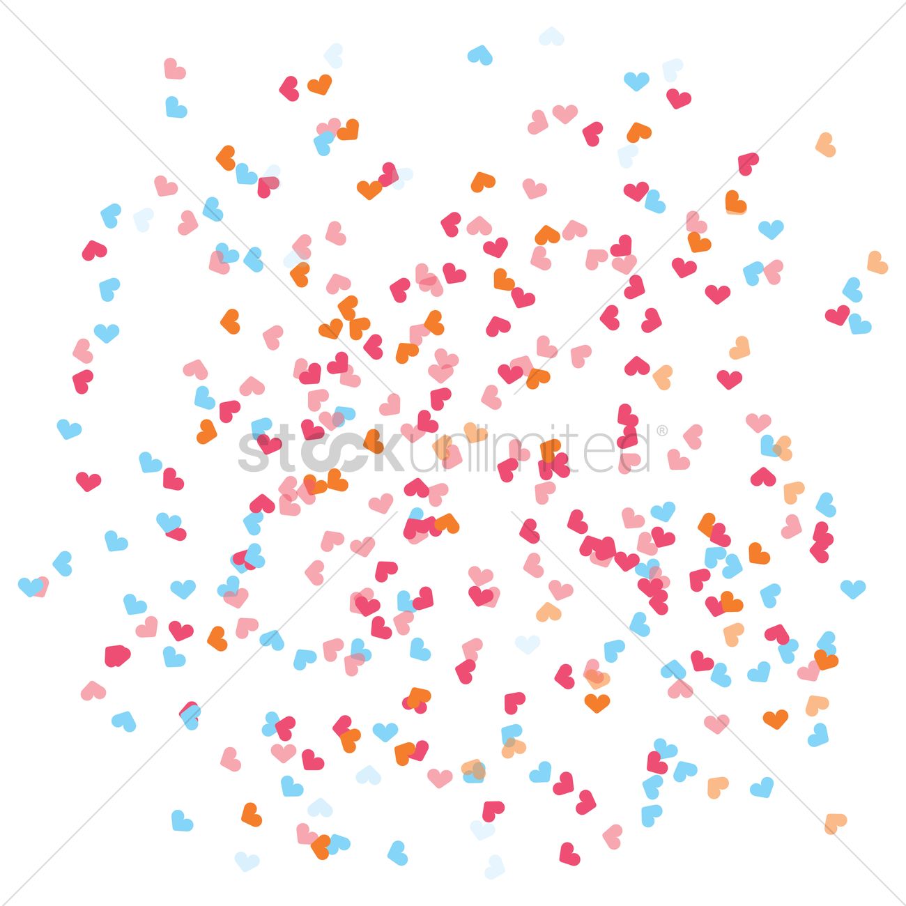 1300x1300 Party Confetti Vector Image