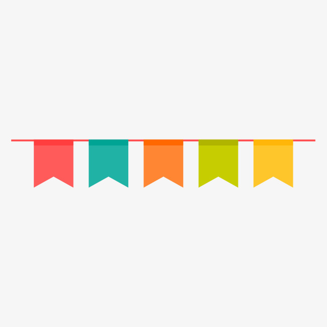 Party Flags Vector