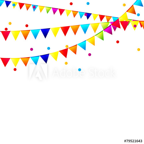 Party Background With Flags Vector Illustration 500x500 Party Background With Flags Vector Illustration