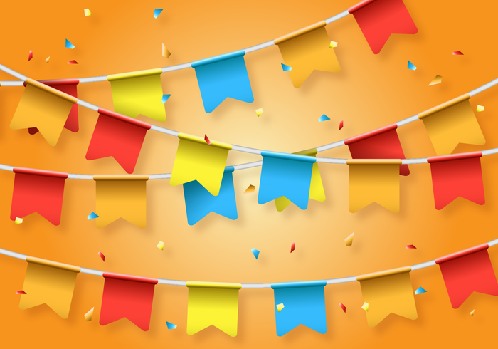 Party Flag Free Vector Art 700x490 Party Flag Free Vector Art