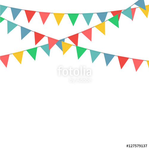 Bunting Flag Party Decoration Vector Stock Image And Royalty Free 500x500 Bunting Flag Party Decoration Vector Stock Image And Royalty Free