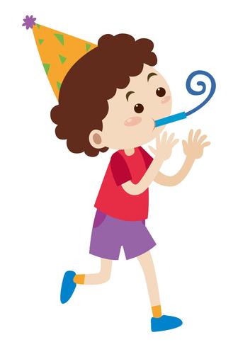 336x490 Happy Boy With Party Horn