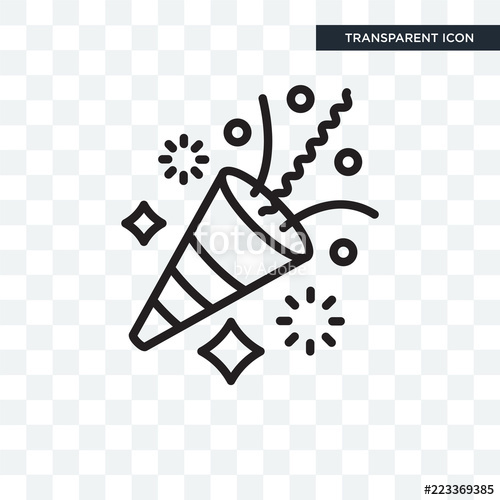 Party Vector Icon Isolated On Transparent Background, Party Logo 500x500 Party Vector Icon Isolated On Transparent Background, Party Logo