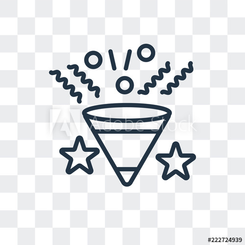 Party Icon Isolated On Transparent Background Modern And Editable 500x500 Party Icon Isolated On Transparent Background Modern And Editable
