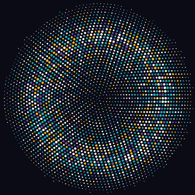 Circular Background With Party Lights Vector Free Download 626x626 Circular Background With Party Lights Vector Free Download