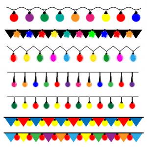 Photostock Vector Christmas Lights String Vector Image Glowing 300x300 Photostock Vector Christmas Lights String Vector Image Glowing