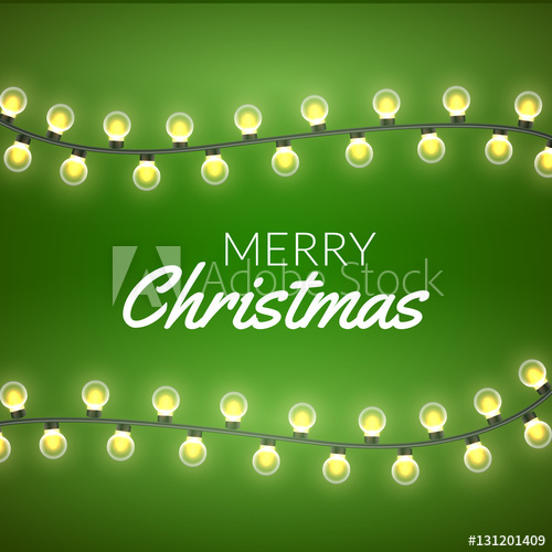 Christmas Lights Vector Illustration Xmas Colorful Bright String 500x500 Christmas Lights Vector Illustration Xmas Colorful Bright String