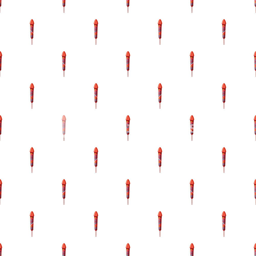 1000x1000 Party Popper Pattern Seamless Repeat In Cartoon Style Vector
