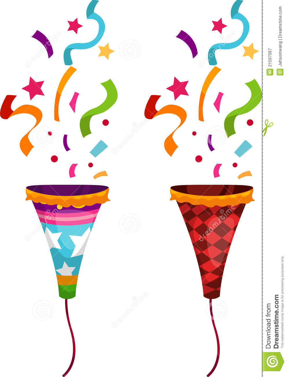 995x1300 Popper Party Vector Stock Illustration Of Clipart