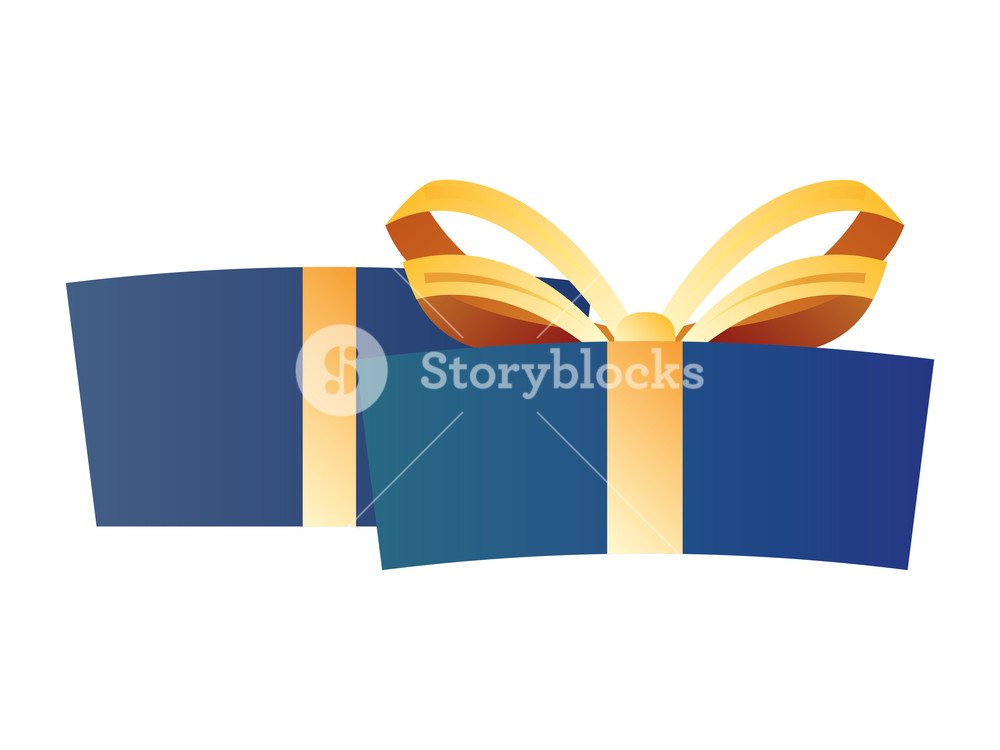 1000x750 Gift Boxes Party Celebration Ribbon Vector Illustration Royalty