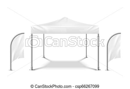 450x309 White Tent With Flags Promo Marquee Mockup Beach Event Outdoor