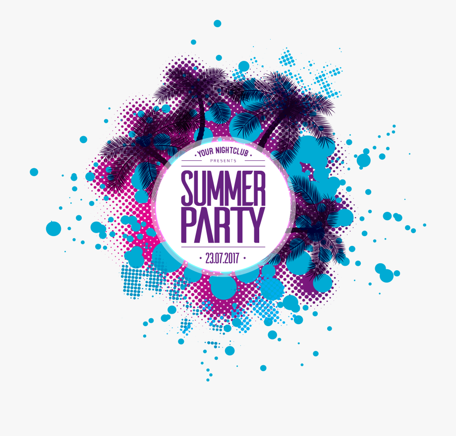 920x881 Free Png Summer Party Poster