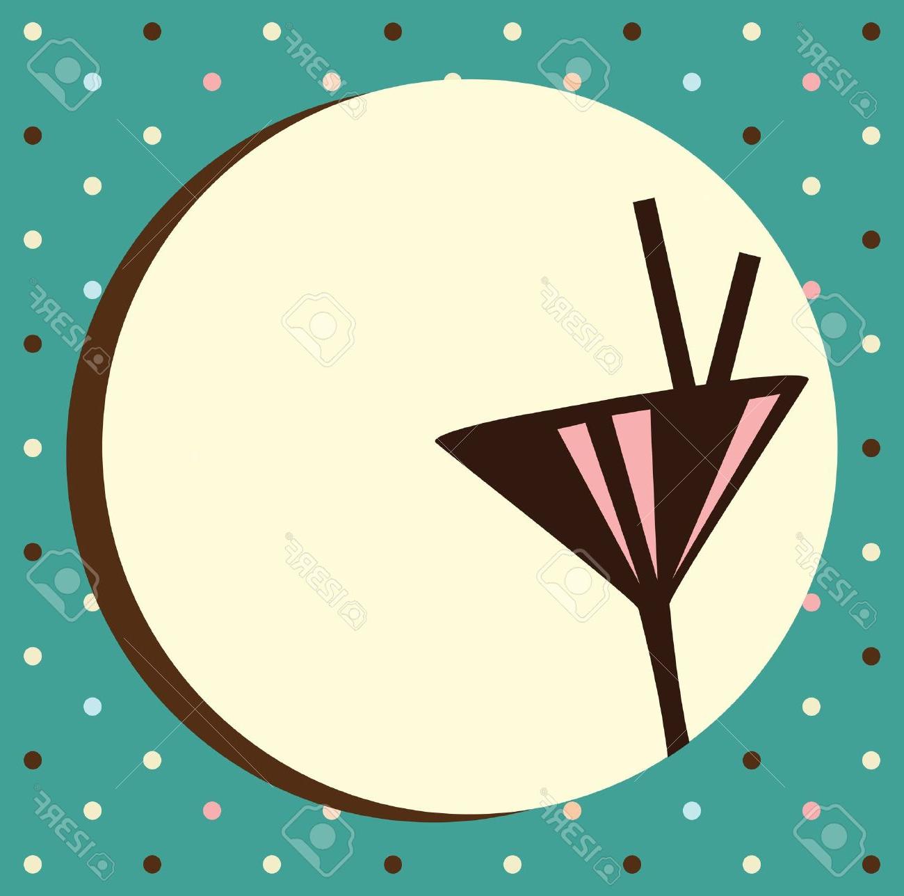 1300x1288 Hd Retro Cocktail Party Vector Pictures Free Vector Art, Images